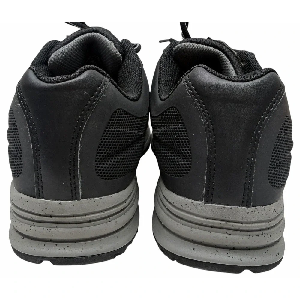 Brahma Men's Size 8.5 Black Steel Toe Work Shoes Safety EH Slip Resistant